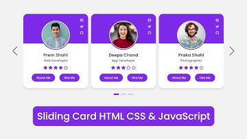 How to make Card Slider in HTML CSS & JavaScript