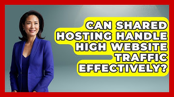 Can Shared Hosting Handle High Website Traffic Effectively? | Domain And Hosting Gurus News
