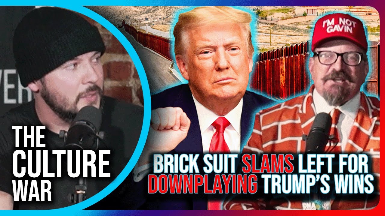 Brick Suit SLAMS The Left For DOWNPLAYING Trump's Wins - YouTube