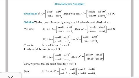 MISCELLANEOUS EXAMPLES EX 26 TO EX 28 NCERT SOLUTIONS OF MATRICES CHAPTER 3 CLASS 12TH