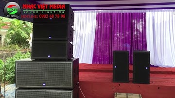 Dàn loa array chất lượng cao tại Nhạc Việt Media 0902.687898