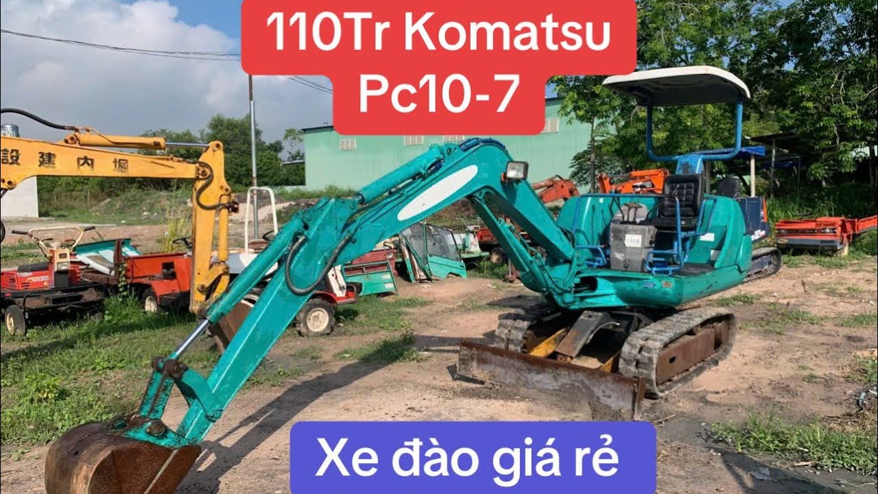 Xe đào Nhật Bãi Komatsu PC10-7 ACE QT ☎️0915935665 🤝