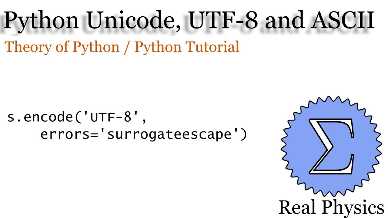 Python Utf 8 To Ascii