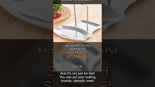 Kitchen Hack: This Pot Lid Holder Will Transform Your Space! ✨