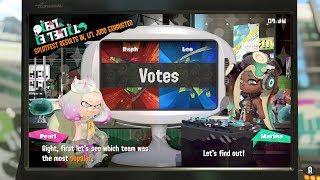 Splatoon 2 - Splatfest Raphael VS Leonardo Results! (TMNT Tournament Style Round 1/3)