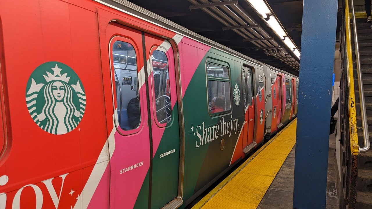 NYC Subway: 179 St bound R160 F Train Leaves @Kew Gardens Union ...