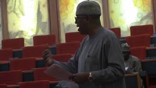 7Th June 2016, Senator Olugbenga Ashafa Lagos East Contributes On The Motion On The Implement
