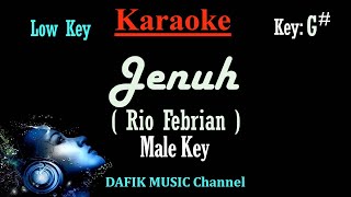 Jenuh karaoke Rio Febrian Nada Renda Pria Cowok Low Male Key G