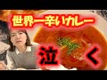 【世界一辛いカレー】タバスコ400倍の辛さに初めて泣く。あめもえ、ついに…