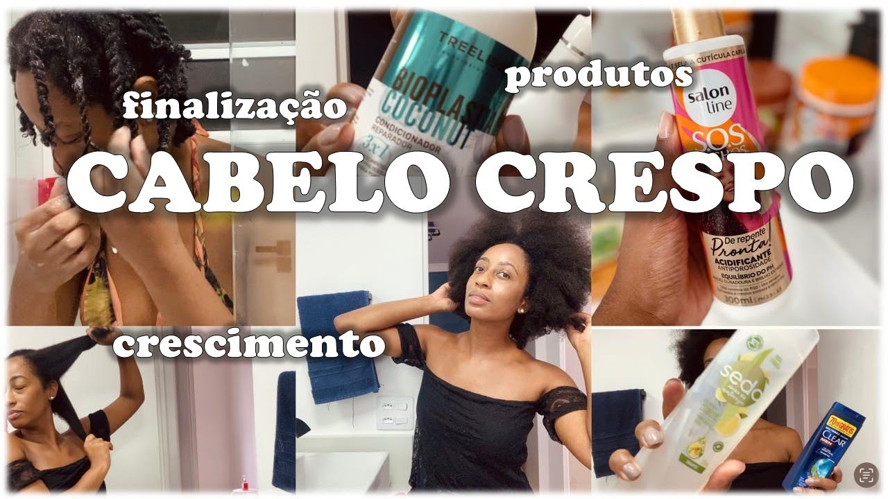 ROTINA CAPILAR CABELO CRESPO Tirei lace! Lavagem, finalização cabelo crespo, produtos, crescimento.
