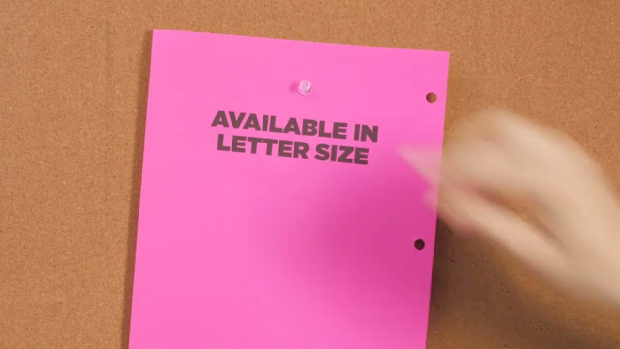 Ultra Fuscia/Hot Pink - Bright Colored Paper 24lb. Size 8.5 x 14 Legal / Menu Size 50 per Pack