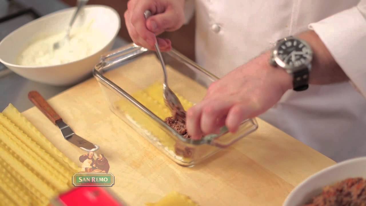 Lamb and Cabernet Lasagna 2012 Yes Chef featuring Michael Weldon | SanRemoPasta