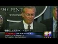 September 11, 2001 -  Live News Briefing with General Henry Shelton and additional footage on 9/11