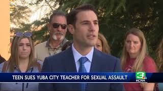 A former student is suing yuba city unified school district and
accusing p.e. teacher of sexual assault negligence, as well claiming
the behavior ha...