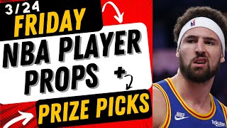 (3-0 yest!) NBA PRIZEPICKS 3/24 | NBA PROP PICKS TODAY | NBA BETTING | BEST BETS TODAY 3/24