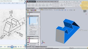 SolidWorks Surface Beginners|Exercise 1|Practice session Tutorial