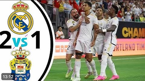 ملخص مباراة ريال مدريد ولاس بالماس