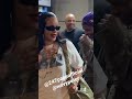 Rihanna Asap Rocky leaving a office building in nyc stopped for her young fan #rihanna #asaprocky