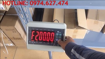 Hướng dẫn hiệu chuẩn cân bàn điện tử đầu cân YHT7E