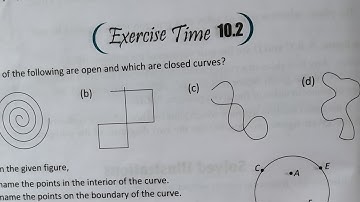 Basic Geometrical ideas: Exercise 10.2 # Open curve and closed curve  # Bright Future Academy (BFA)