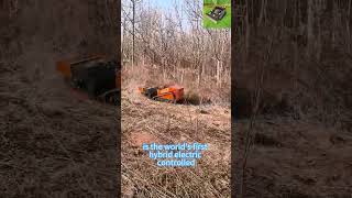 Buy remote control rubber track grass trimming machine, RC caterpillar weed trimmer on Alibaba