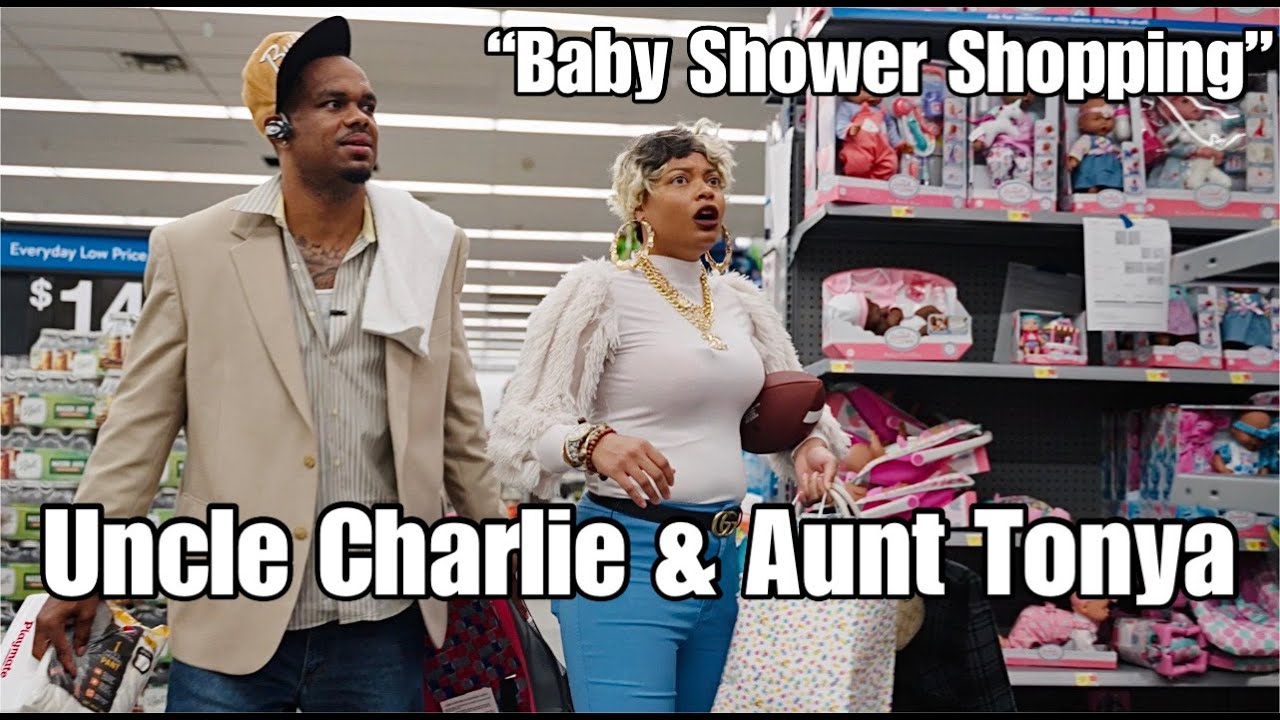When your favorite auntie and uncle are running late shopping for your baby shower @LouYoung3