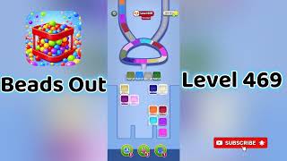 🎮 Beads Out Level 469 Walkthrough 🧩 | Tricky Bead Puzzle Solution | Mini Boss