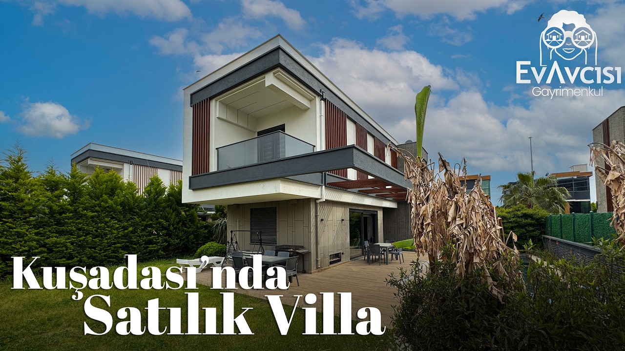 Kuşadası'nda Okullara ve AVM'ye Yakın Mahrem Bir Villa | Kuşadası Satılık Villa — YouTube