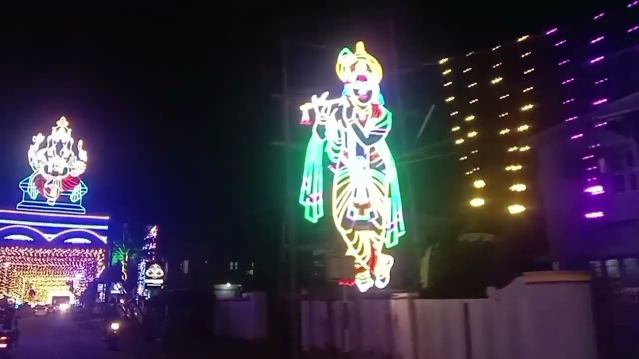 Edava Palakkavu Bhagavathi Temple Festival Light Decorations/Smart Aadhi Official 