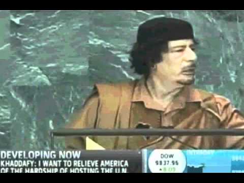 Muammar Gaddafi Speech To United Nations. September 23, 2009 (Full)
