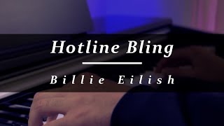 Hotline Bling ( Rain Effected ) by Billie Eilish - Piano cover by Hamed Rafei Resimi