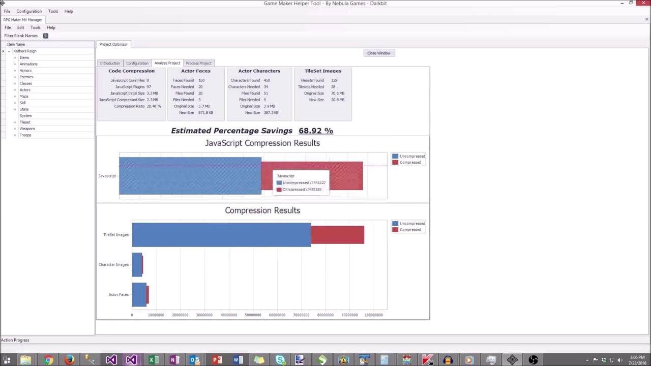 RPG Maker MV - Project Optimization / Compression - YouTube