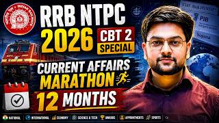 RRB NTPC CBT 2 2026 | Complete Current Affairs Marathon 🔥 | Railway Exams Special by Jeet Rana Sir
