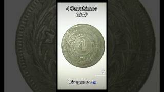 MONEDA DE URUGUAY AÑO 1869 🇺🇾 #monedas #viral #numismatica