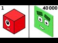 Numberblocks square club isometric design