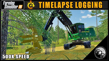 Timelapse Logging #3 | Grizzly Mountain | Farming Simulator 2019