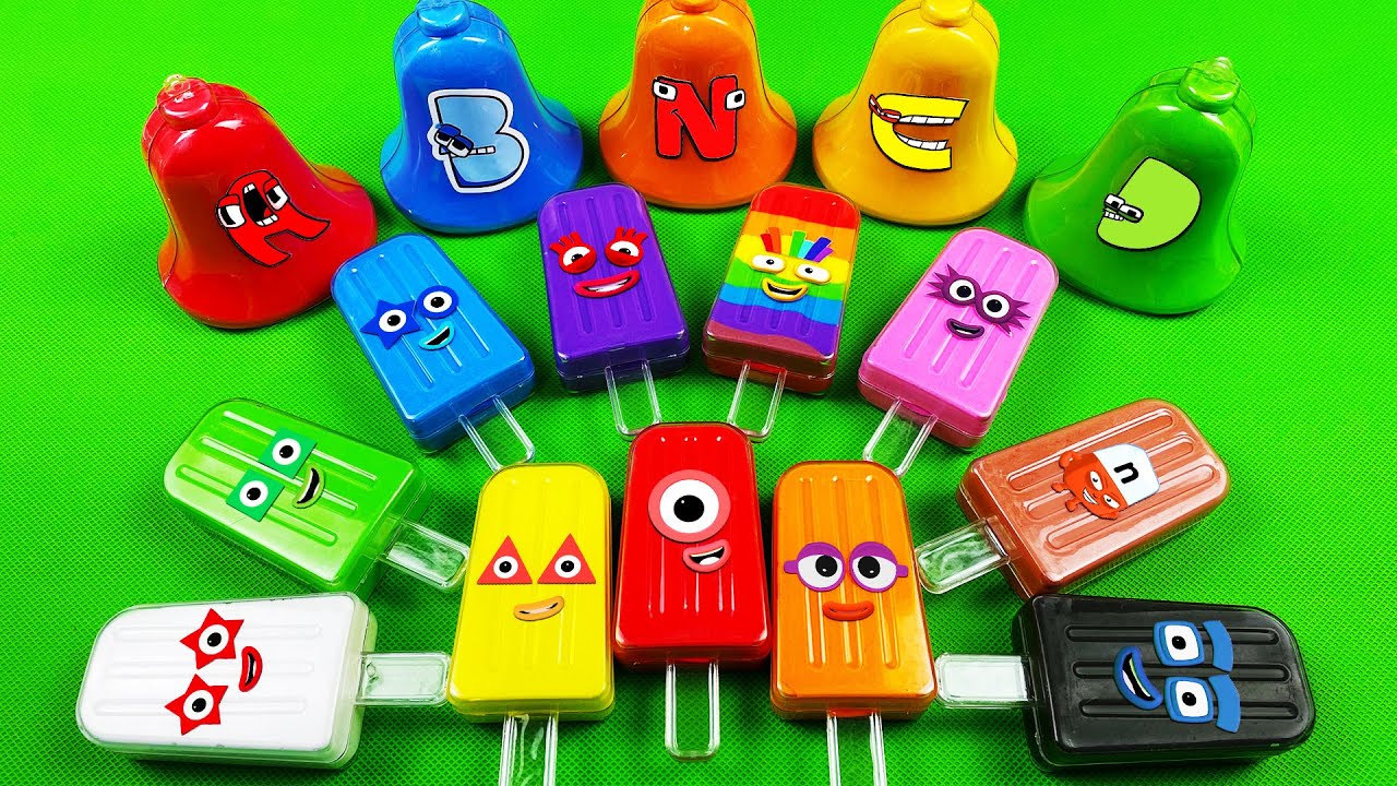 Looking Numberblocks, Alphablocks, Alphabet Lore CLAY With CREAM, BELL ...