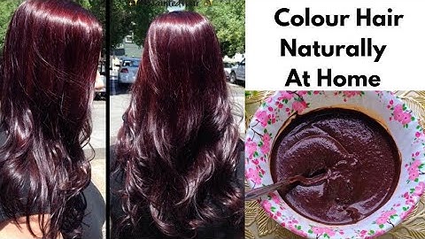 Burgundy Hair Color at Home! @Hinaya🌟 #HairDye #DIYHairColor #haircolor