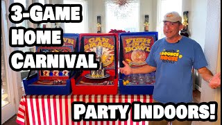 3-Game Home Carnival Indoor/Outdoor Party Rental- Austin Bounce House Rentals - Family Carnival Time