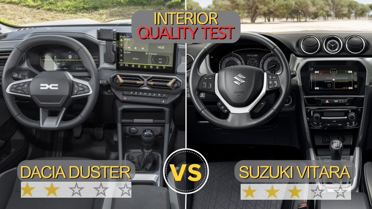 Dacia Duster VS Suzuki Vitara (2025) | The ultimate QUALITY and PRACTICALITY Test!