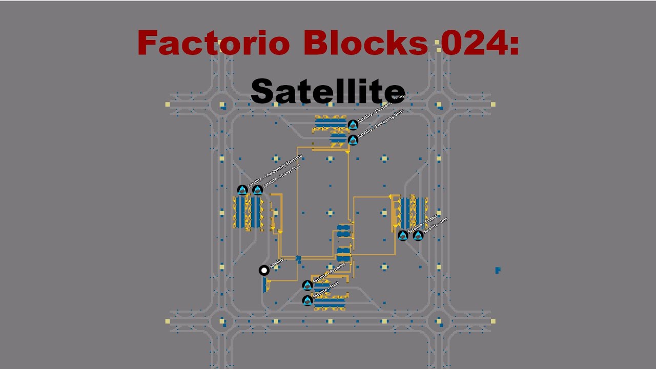 Factorio Blocks 024 Satellite YouTube