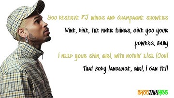 Chris Brown - Obvious [LYRIC VIDEO]