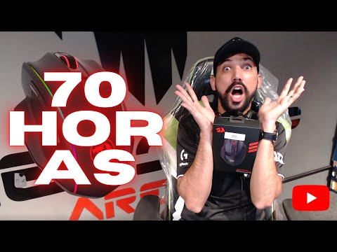 Mouse Sniper Pro Wireless Dura 70 horas ?