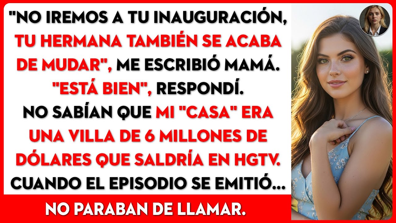 Mis padres se negaron a venir, así que invité a todos a mi villa de $6M frente al mar.