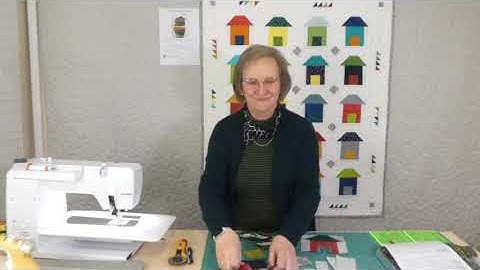 Fat Quarter idea projects - Project 08 - House Block Quilt