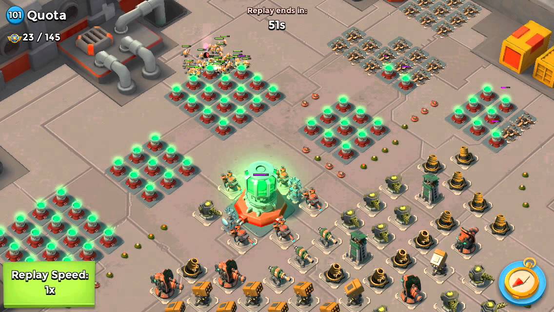 Boom Beach Operation "Bottleneck" Quota Level 101 - Solo Warrior Attack!