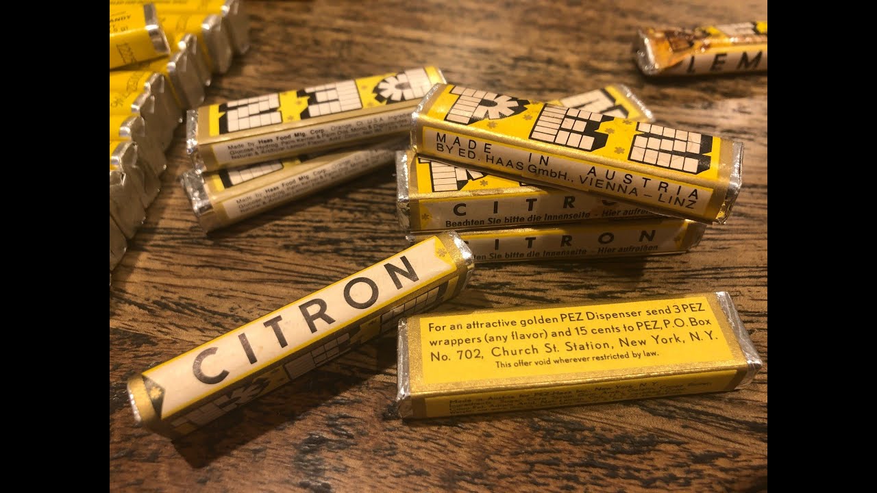 35+ different Pez Lemon Candies - so many differences!