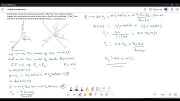 Numerical problem in collisions for students of physics @physicsoffshore
