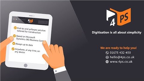 4PS Construct Business Central