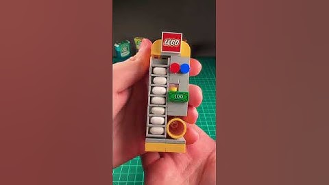 Working Lego Vending Machine with Safe! #lego